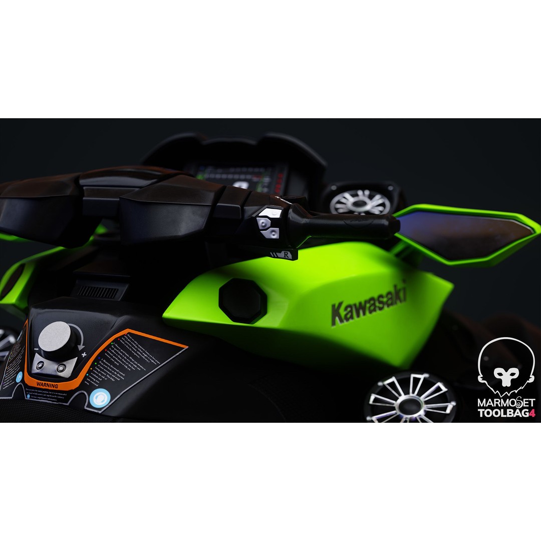 Kawasaki Ultra 310 LX Jet Ski 3D Model – High Poly PBR Asset, FBX, Blender - View 9