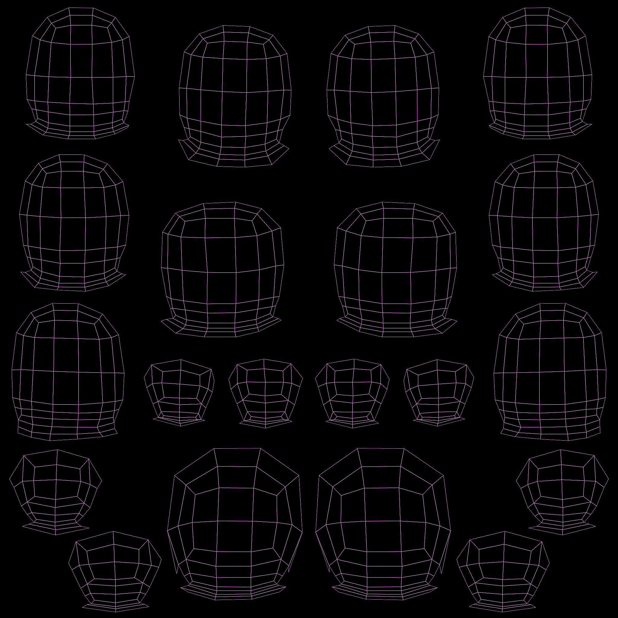 Realistic Man Grey Suit - Low-Poly Game-Ready 3D Model - View 24