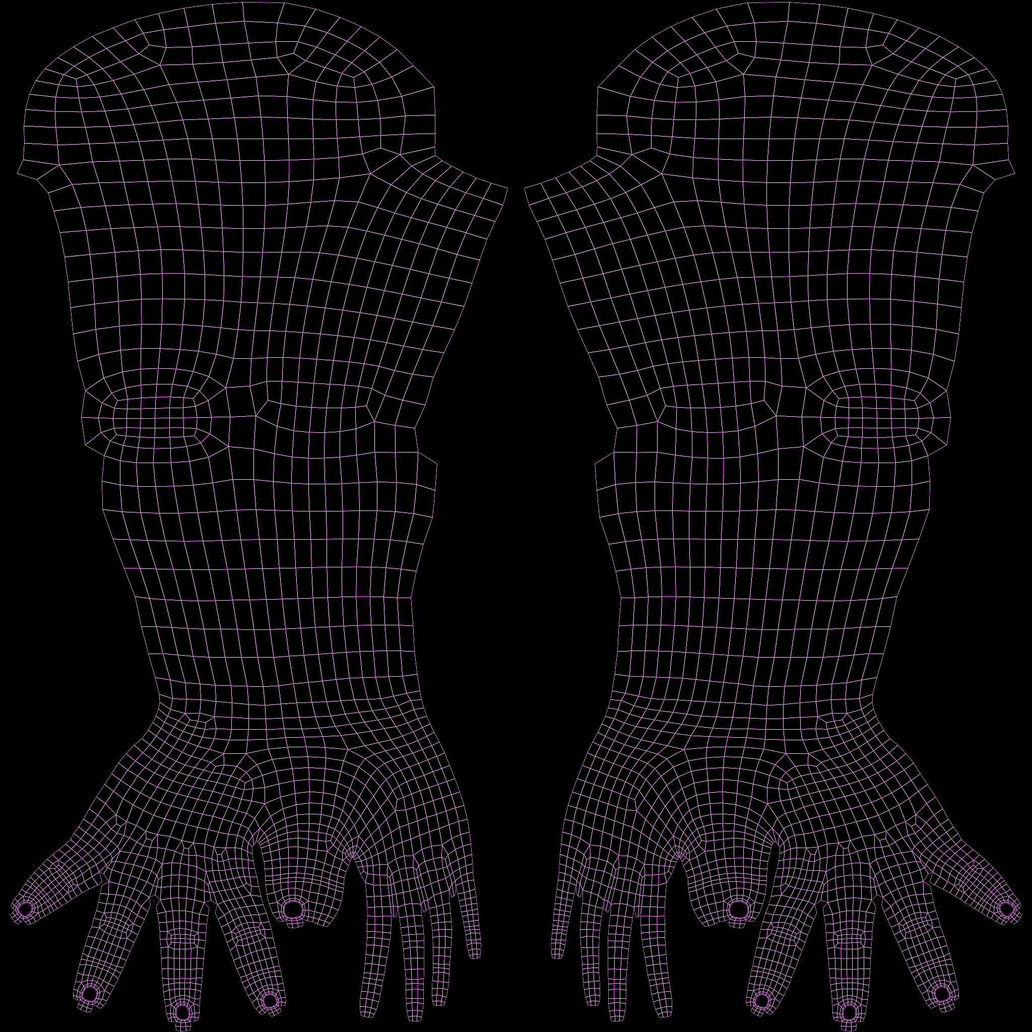 Realistic Man Grey Suit - Low-Poly Game-Ready 3D Model - View 25