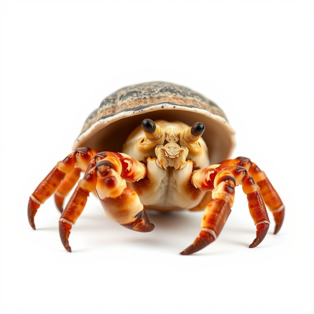Hermit Crab 3D Model – Low Poly Marine Creature Pack, FBX - View 5