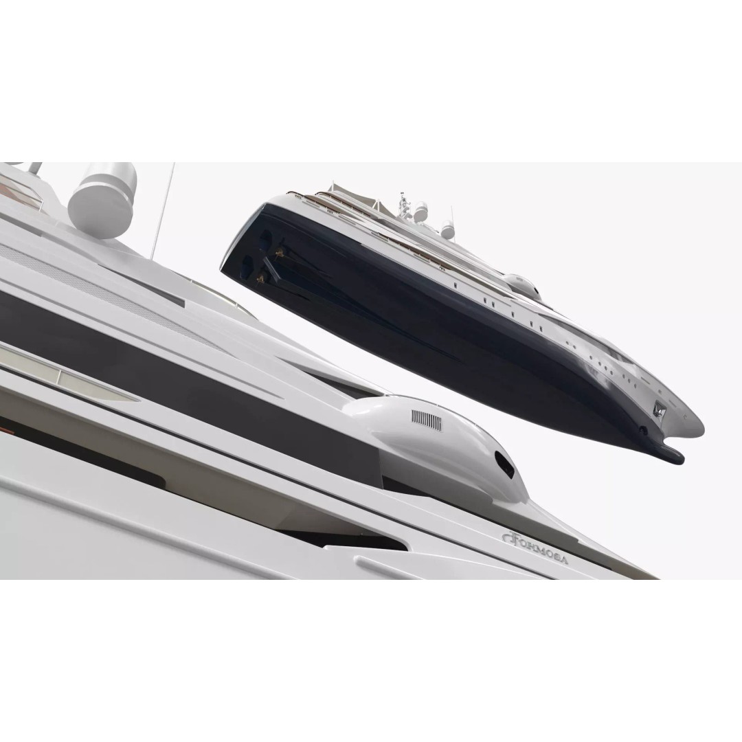 Formosa Mega Yacht 3D Model – Rigged Luxury Vessel for Cinema 4D - View 7