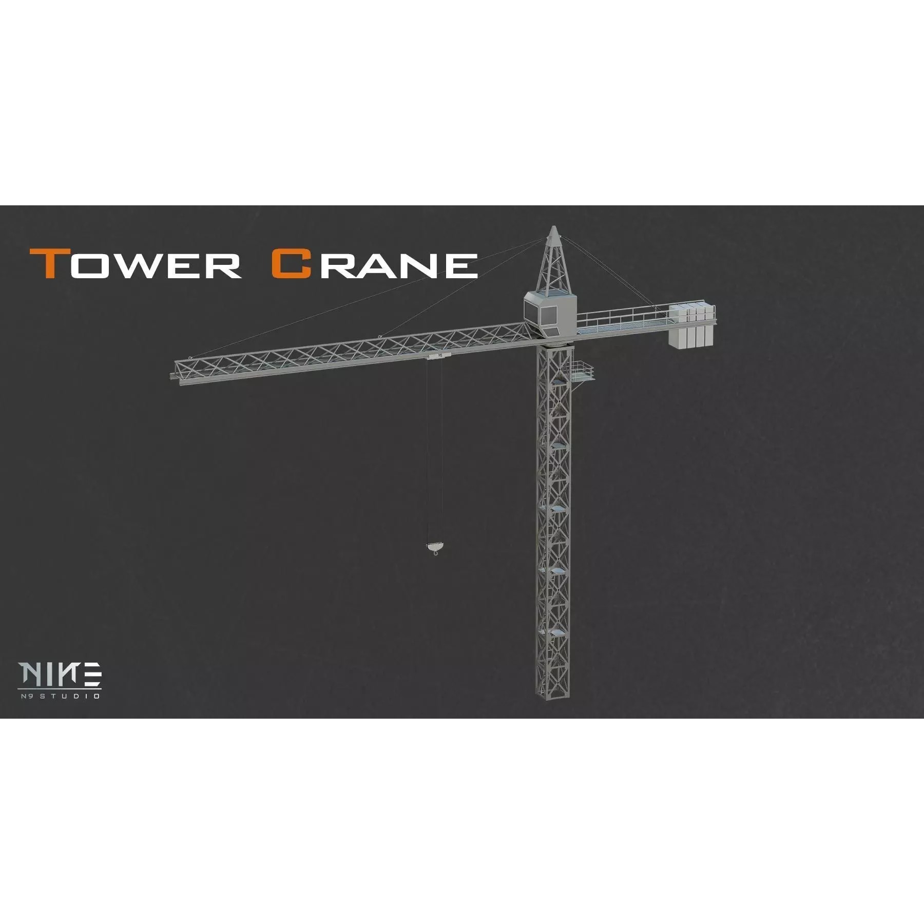 Rooftops Props - Game-Ready 3D Model