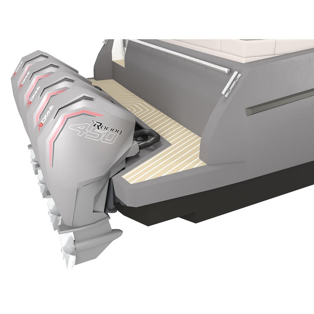 Azimut Verve 47 3D Model – Luxury Yacht Design, FBX Format - View 10
