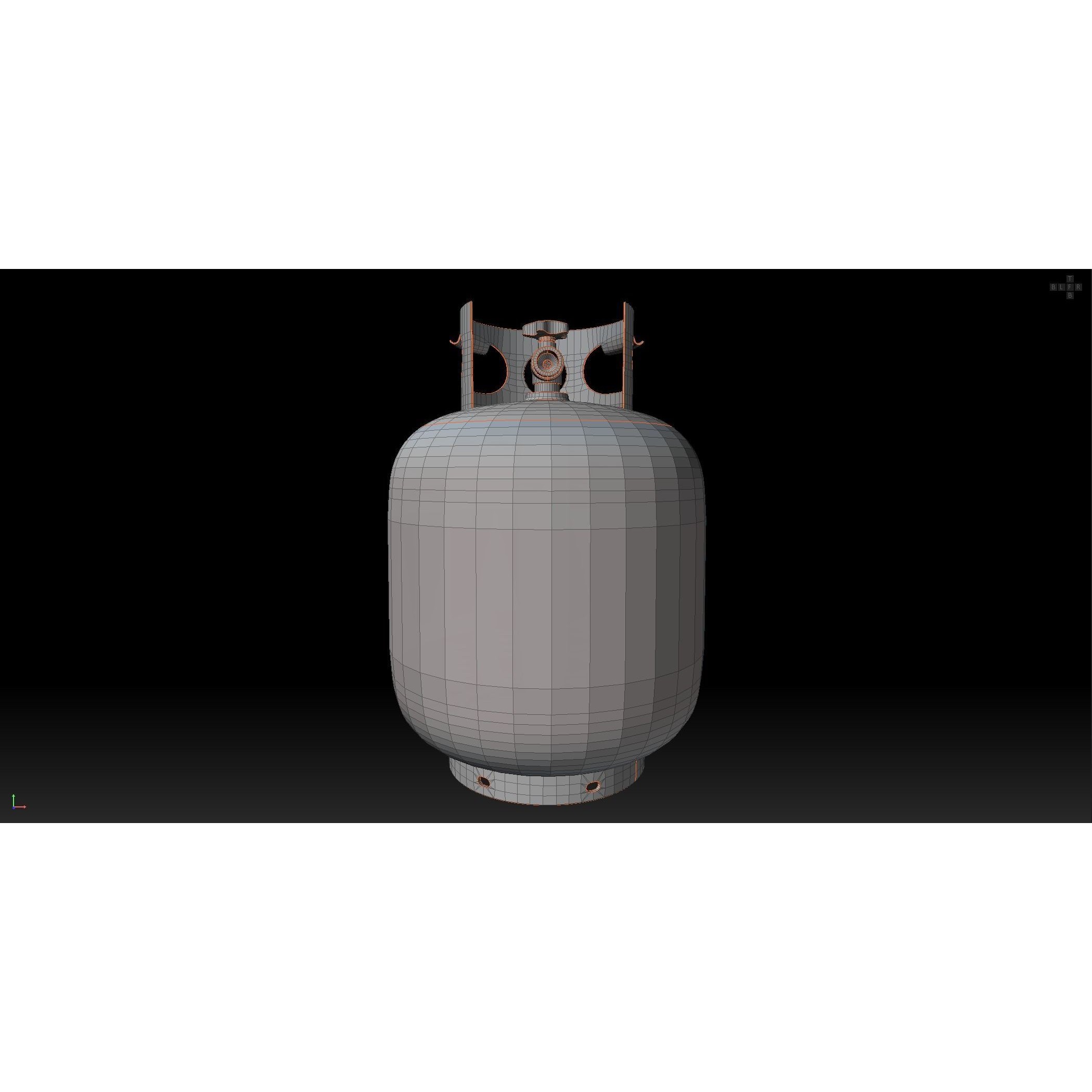 Propane Tank - Low-Poly Game-Ready 3D Model - View 14