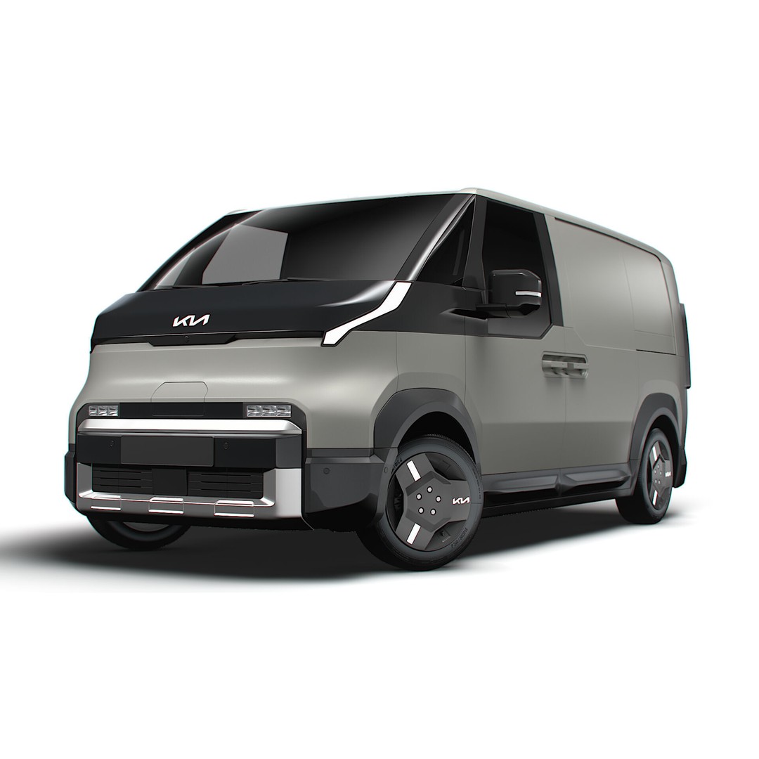 KIA PV5 Cargo Van 3D Model – Realistic L2H1 Design, FBX, PBR - View 10