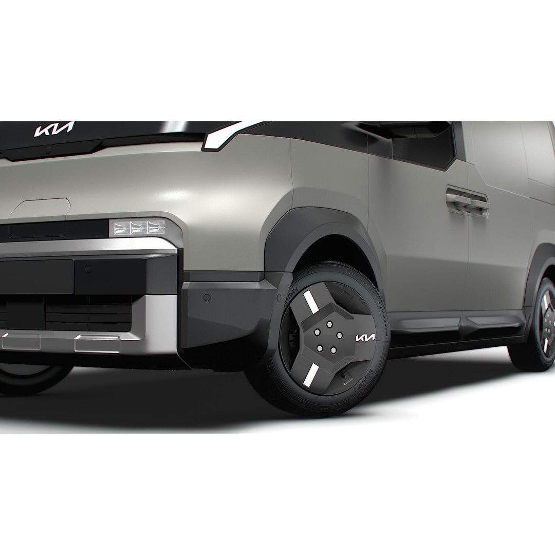 KIA PV5 Cargo Van 3D Model – Realistic L2H1 Design, FBX, PBR - View 13