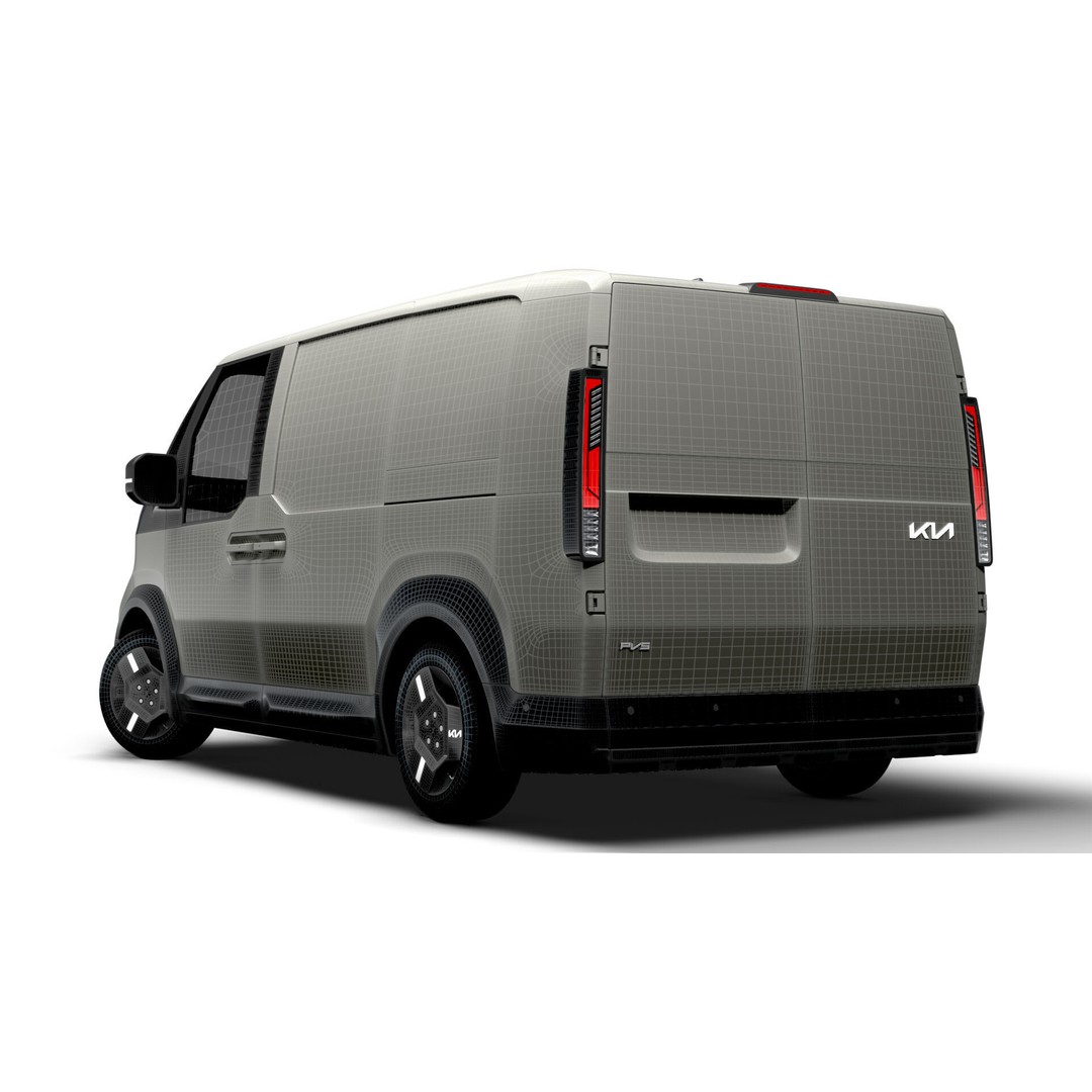 KIA PV5 Cargo Van 3D Model – Realistic L2H1 Design, FBX, PBR - View 18