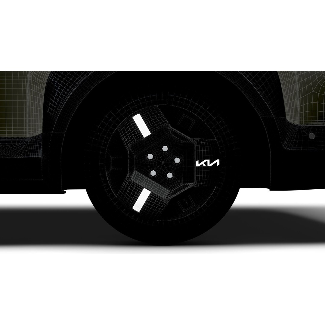 KIA PV5 Cargo Van 3D Model – Realistic L2H1 Design, FBX, PBR - View 25