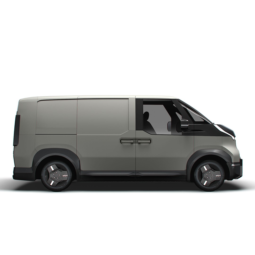 KIA PV5 Cargo Van 3D Model – Realistic L2H1 Design, FBX, PBR - View 3
