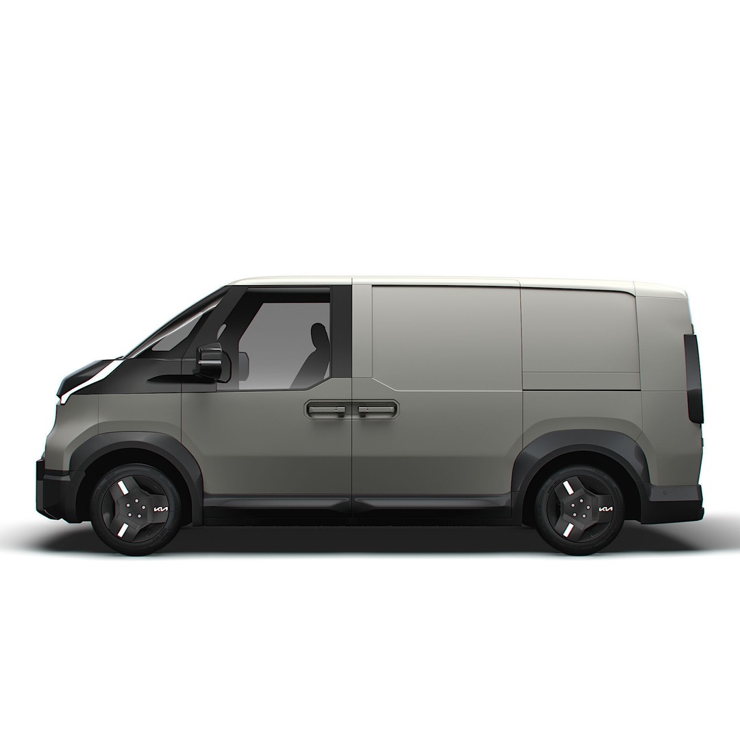 KIA PV5 Cargo Van 3D Model – Realistic L2H1 Design, FBX, PBR - View 6