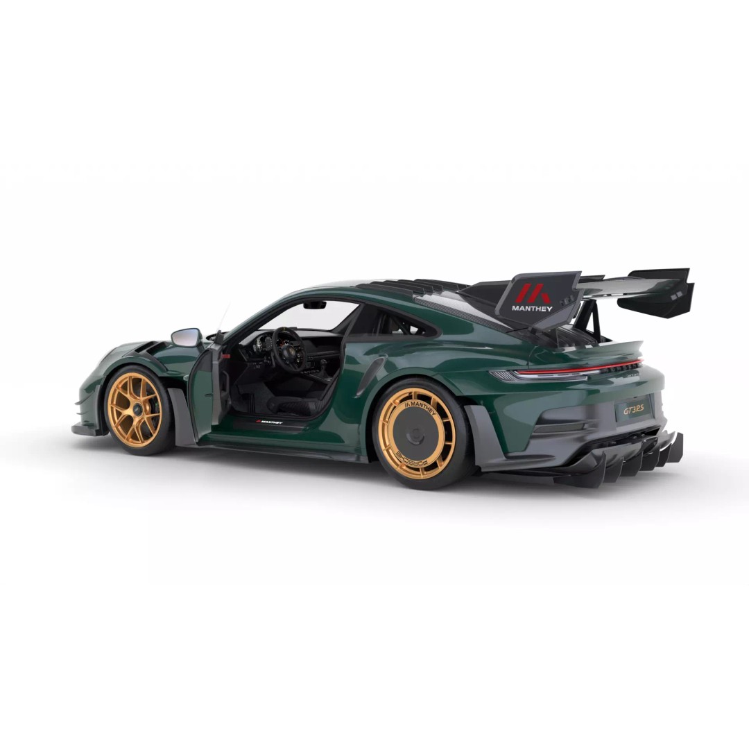 Porsche 911 GT3 RS Manthey Kit 2025 3D Model – High Poly Rigged Asset, FBX/OBJ - View 10
