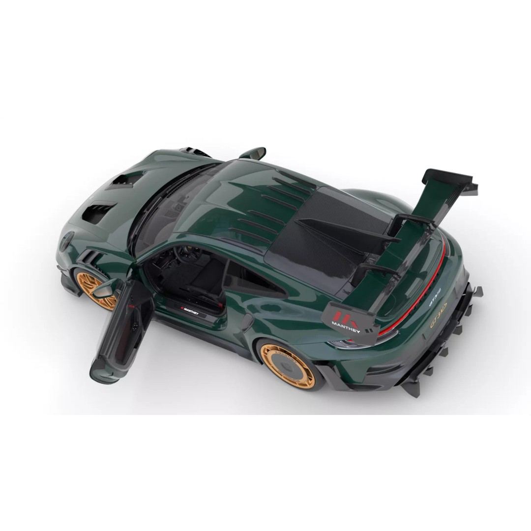 Porsche 911 GT3 RS Manthey Kit 2025 3D Model – High Poly Rigged Asset, FBX/OBJ - View 16