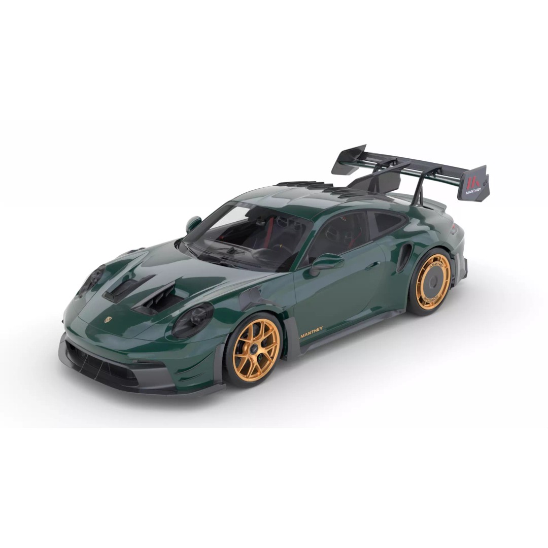 Porsche 911 GT3 RS Manthey Kit 2025 3D Model – High Poly Rigged Asset, FBX/OBJ - View 2