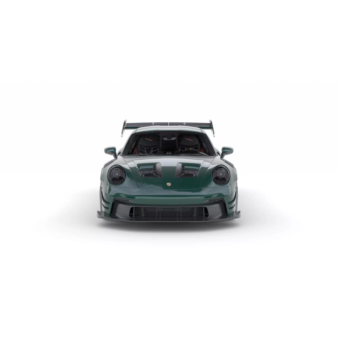 Porsche 911 GT3 RS Manthey Kit 2025 3D Model – High Poly Rigged Asset, FBX/OBJ - View 5