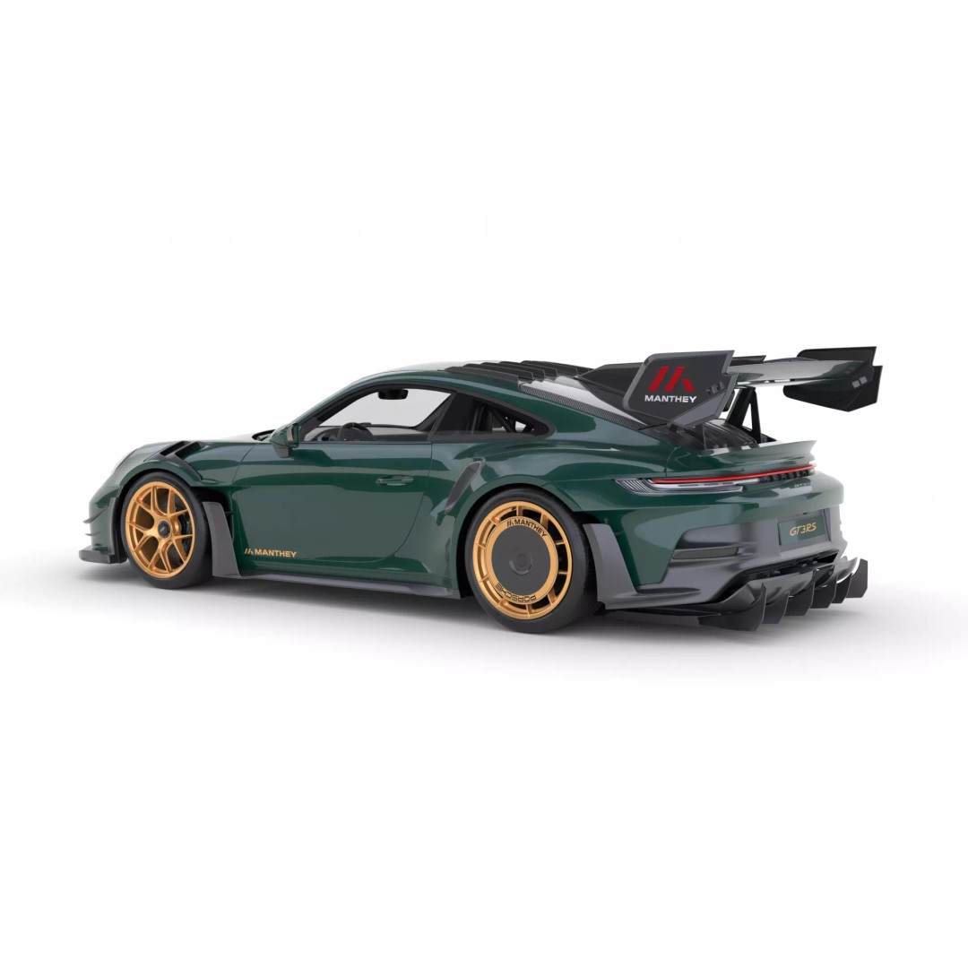 Porsche 911 GT3 RS Manthey Kit 2025 3D Model – High Poly Rigged Asset, FBX/OBJ - View 7