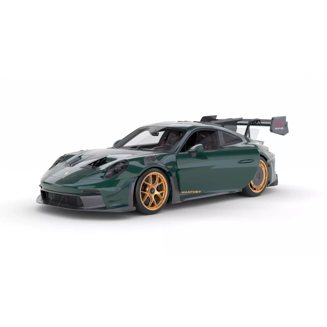 Porsche 911 GT3 RS Manthey Kit 2025 3D Model – High Poly Rigged Asset, FBX/OBJ - View 9