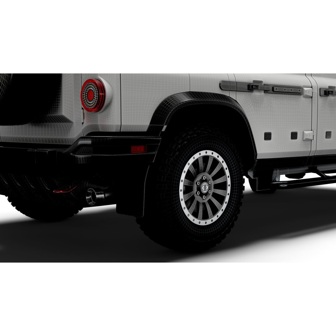 Ineos Grenadier Commercial 2024 3D Model – High Poly SUV, FBX, PBR Textures