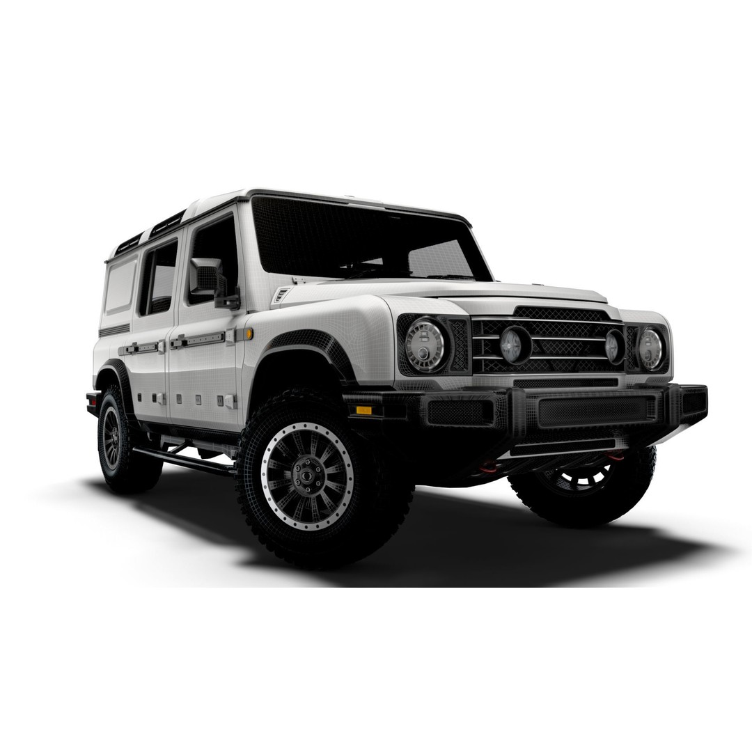 Ineos Grenadier Commercial 2024 3D Model – High Poly SUV, FBX, PBR Textures - View 14