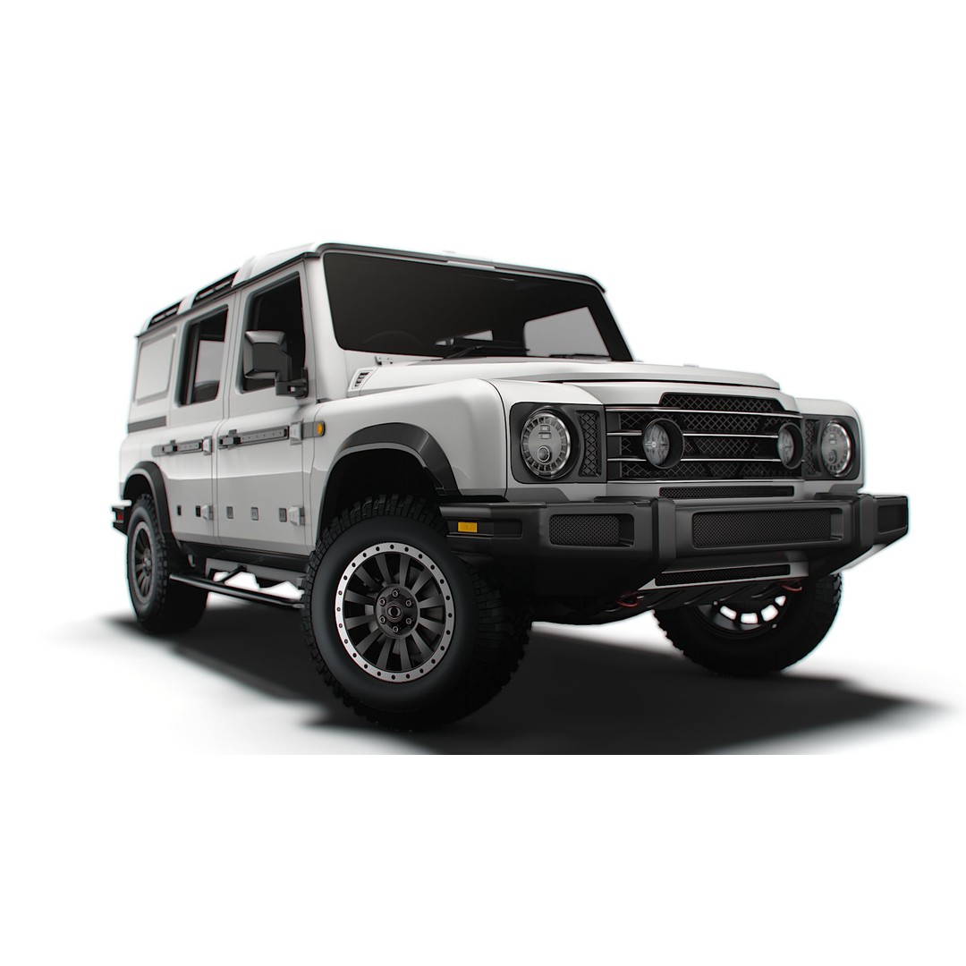Ineos Grenadier Commercial 2024 3D Model – High Poly SUV, FBX, PBR Textures - View 3
