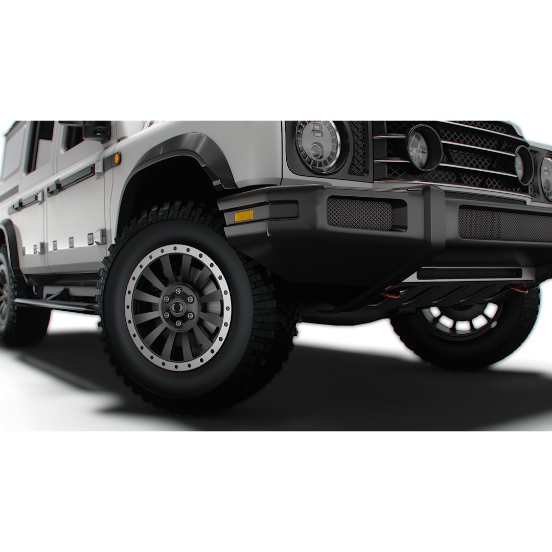 Ineos Grenadier Commercial 2024 3D Model – High Poly SUV, FBX, PBR Textures - View 7