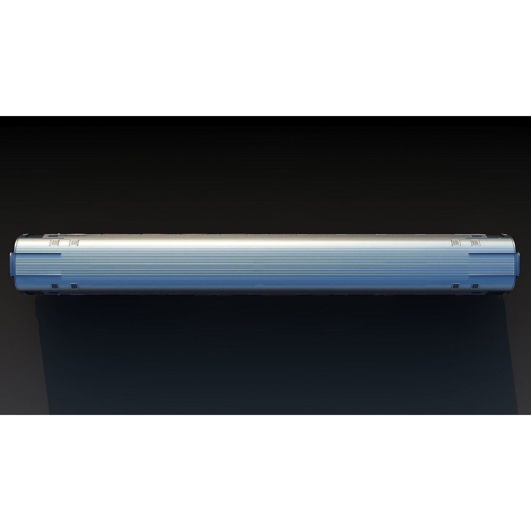 Amfleet 1 Coach Class 3D Model – Low Poly PBR Train Car, FBX - View 10