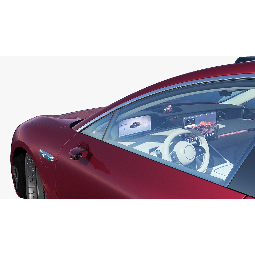 2024 Huawei HIMA STELATO S9 3D Model – Rigged Sedan with Interior, FBX - View 10