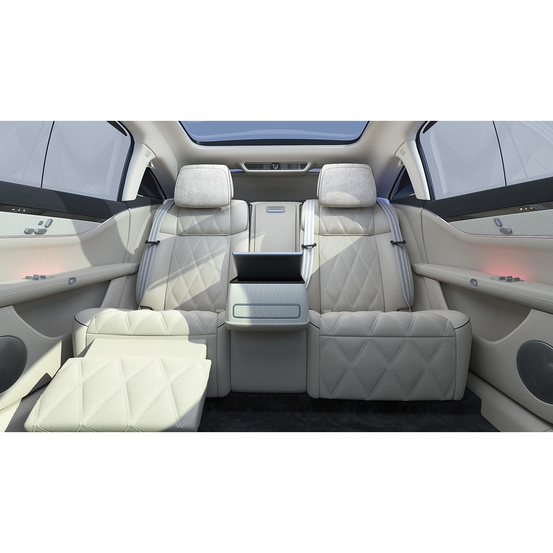 2024 Huawei HIMA STELATO S9 3D Model – Rigged Sedan with Interior, FBX - View 14