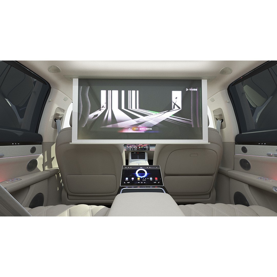 2024 Huawei HIMA STELATO S9 3D Model – Rigged Sedan with Interior, FBX - View 16