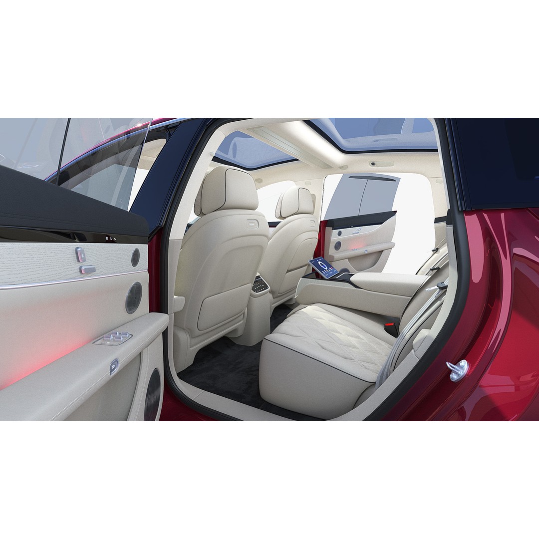 2024 Huawei HIMA STELATO S9 3D Model – Rigged Sedan with Interior, FBX - View 17