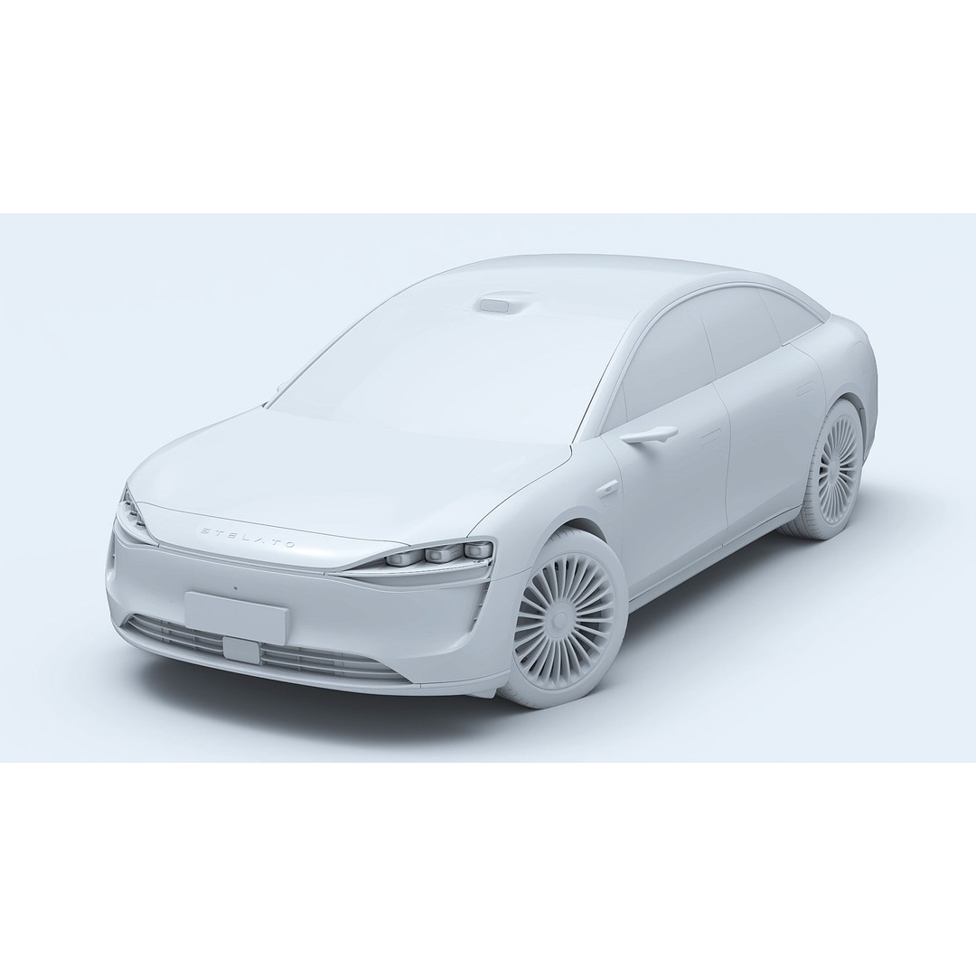 2024 Huawei HIMA STELATO S9 3D Model – Rigged Sedan with Interior, FBX - View 23