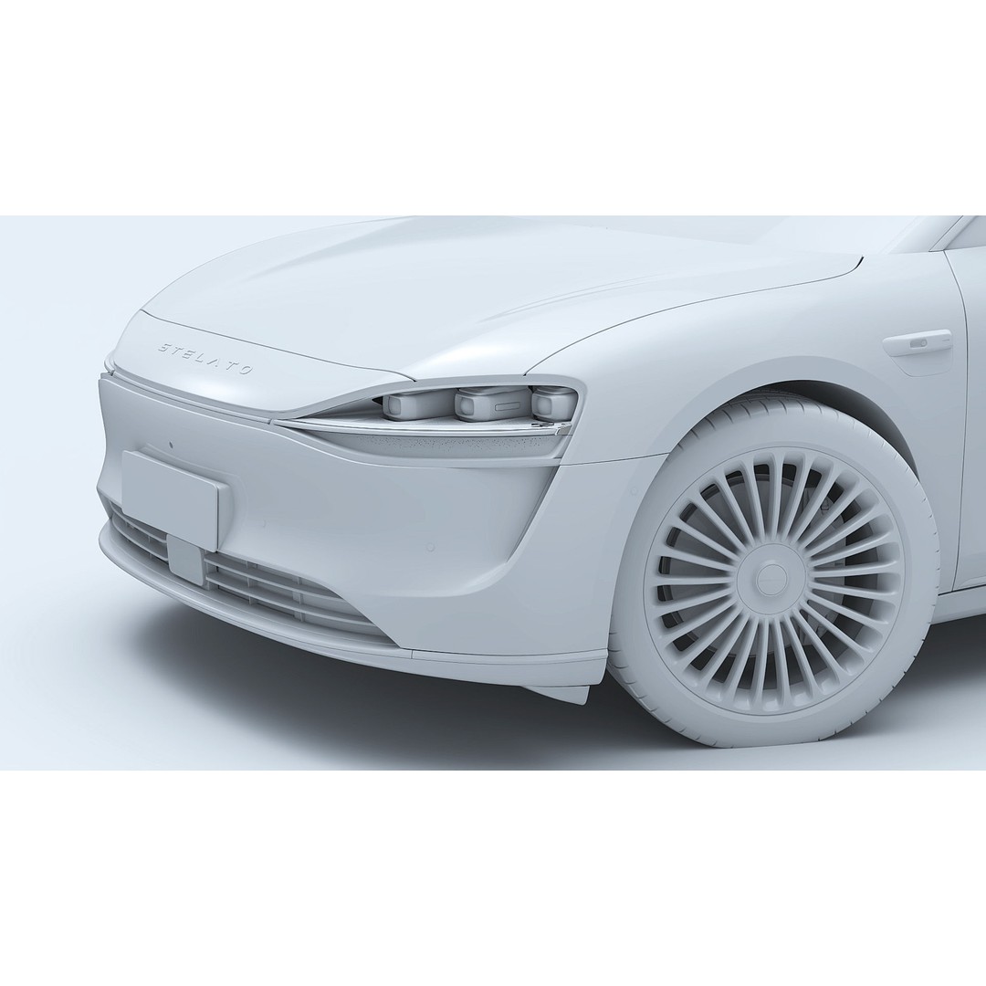 2024 Huawei HIMA STELATO S9 3D Model – Rigged Sedan with Interior, FBX - View 27