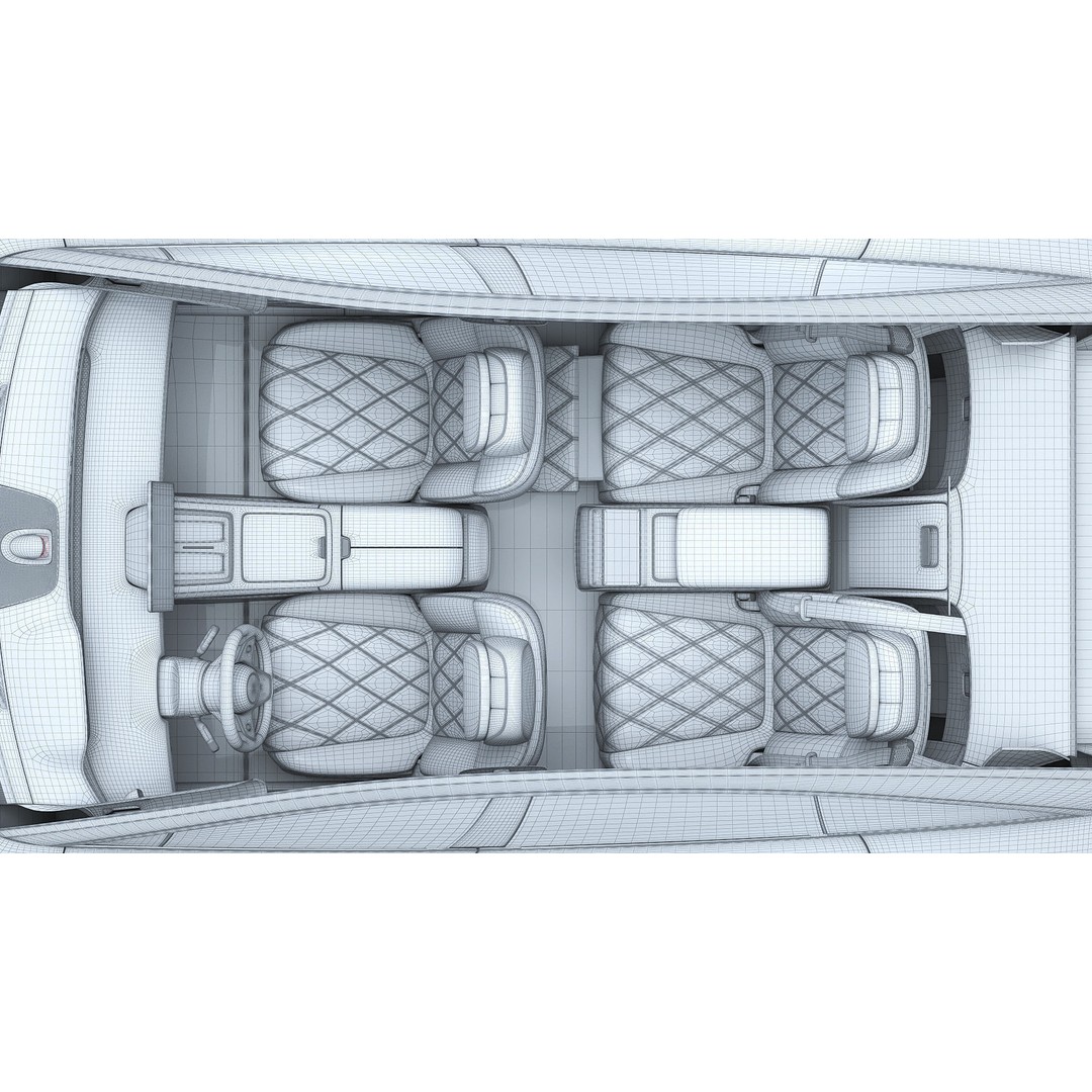 2024 Huawei HIMA STELATO S9 3D Model – Rigged Sedan with Interior, FBX - View 39