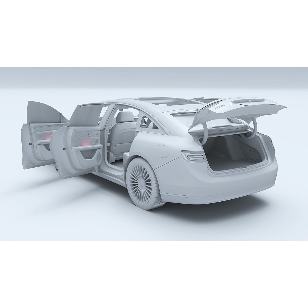 2024 Huawei HIMA STELATO S9 3D Model – Rigged Sedan with Interior, FBX - View 41