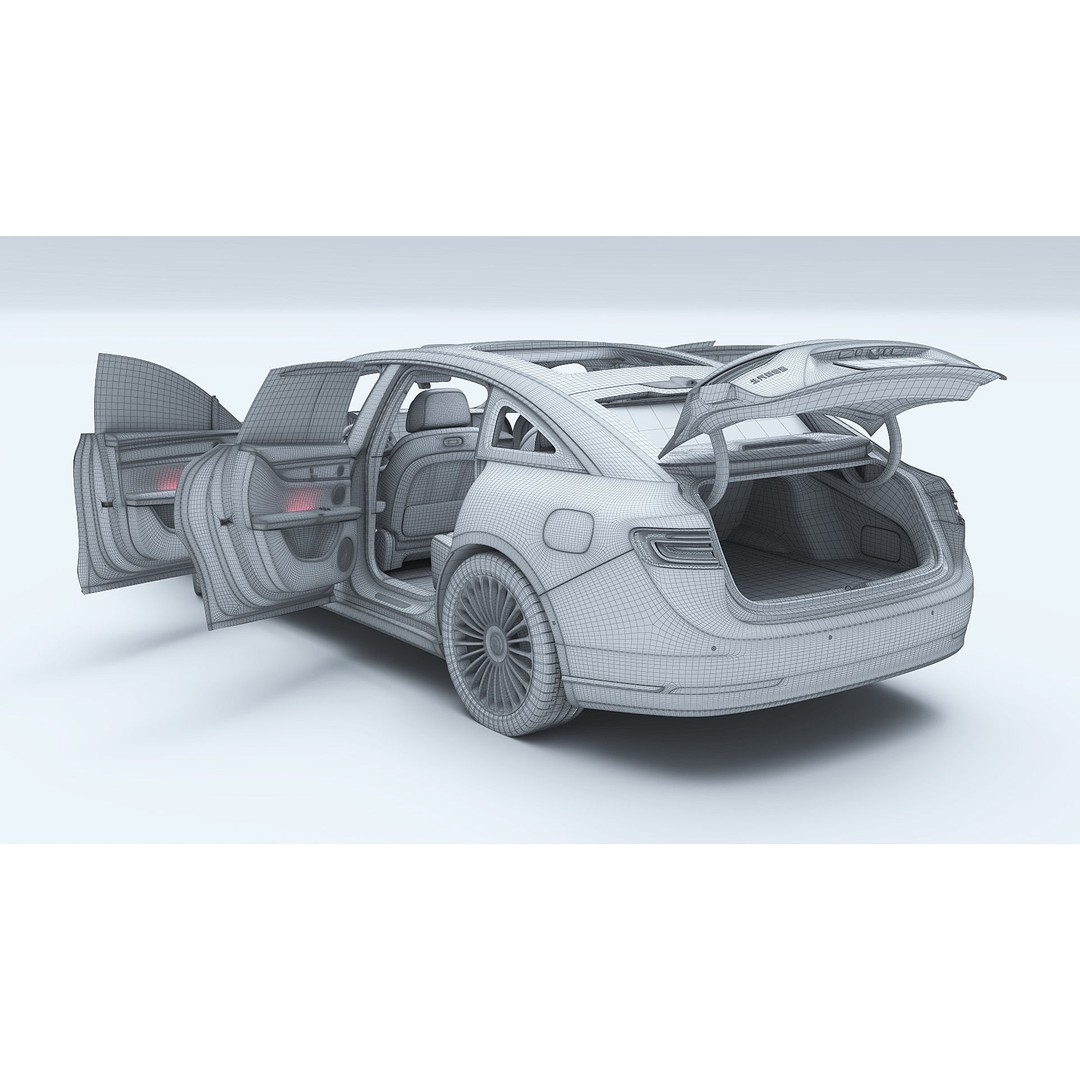 2024 Huawei HIMA STELATO S9 3D Model – Rigged Sedan with Interior, FBX - View 42