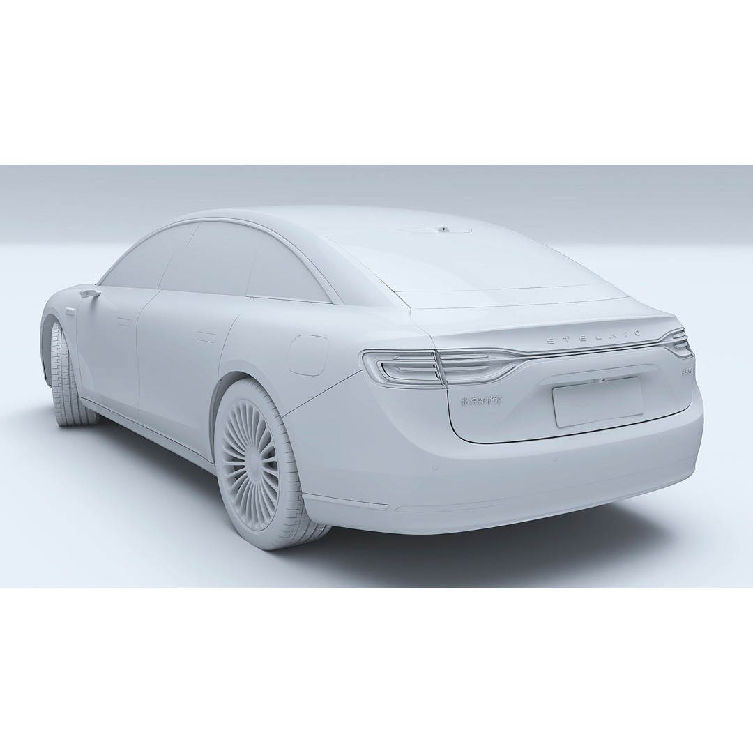 2024 Huawei HIMA STELATO S9 3D Model – Rigged Sedan with Interior, FBX - View 43