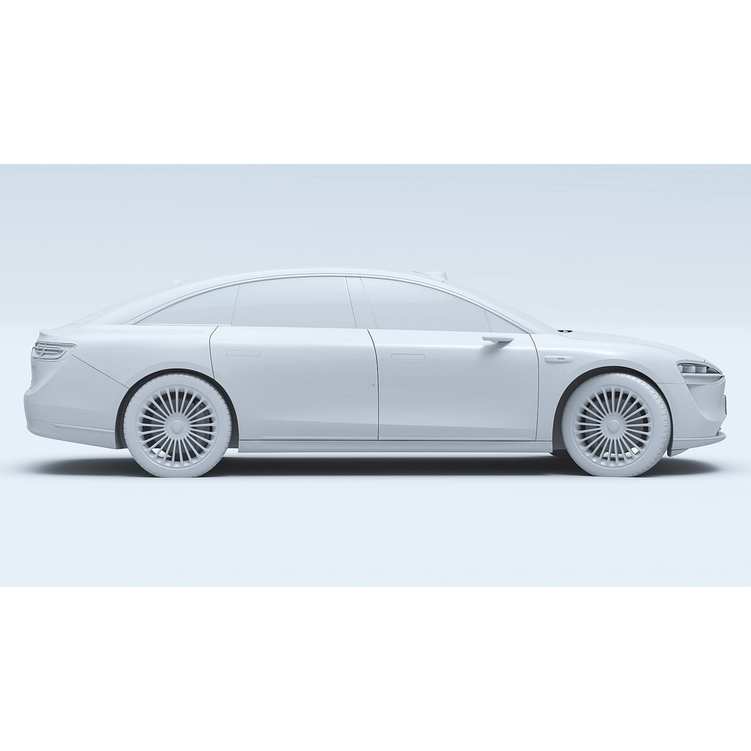 2024 Huawei HIMA STELATO S9 3D Model – Rigged Sedan with Interior, FBX - View 45