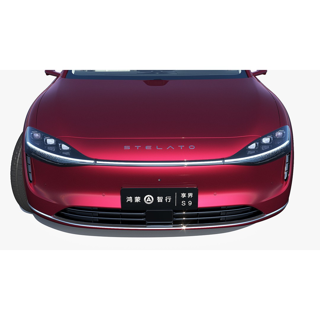 2024 Huawei HIMA STELATO S9 3D Model – Rigged Sedan with Interior, FBX - View 8
