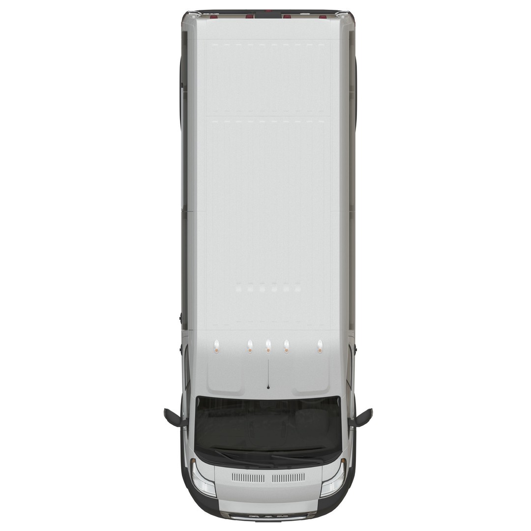 RAM PROMASTER 3500 Window Van 3D Model – High Poly Game Asset, FBX, OBJ - View 13