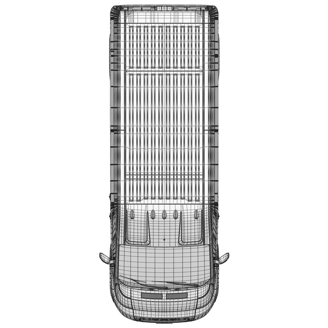 RAM PROMASTER 3500 Window Van 3D Model – High Poly Game Asset, FBX, OBJ - View 24