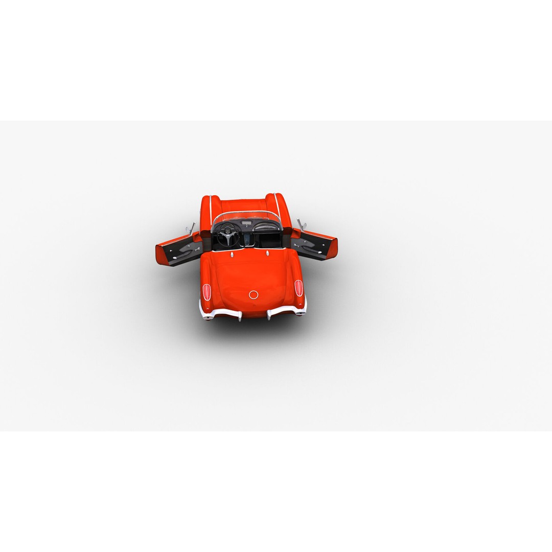 Car 3D Model – Low Poly Vehicle with Interior, Game Ready - View 15
