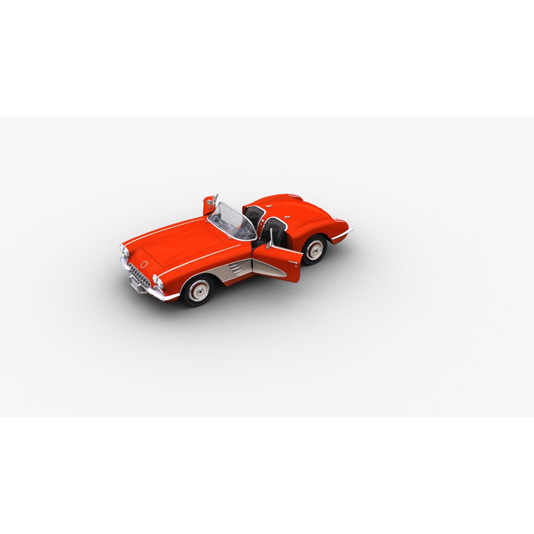 Car 3D Model – Low Poly Vehicle with Interior, Game Ready - View 19