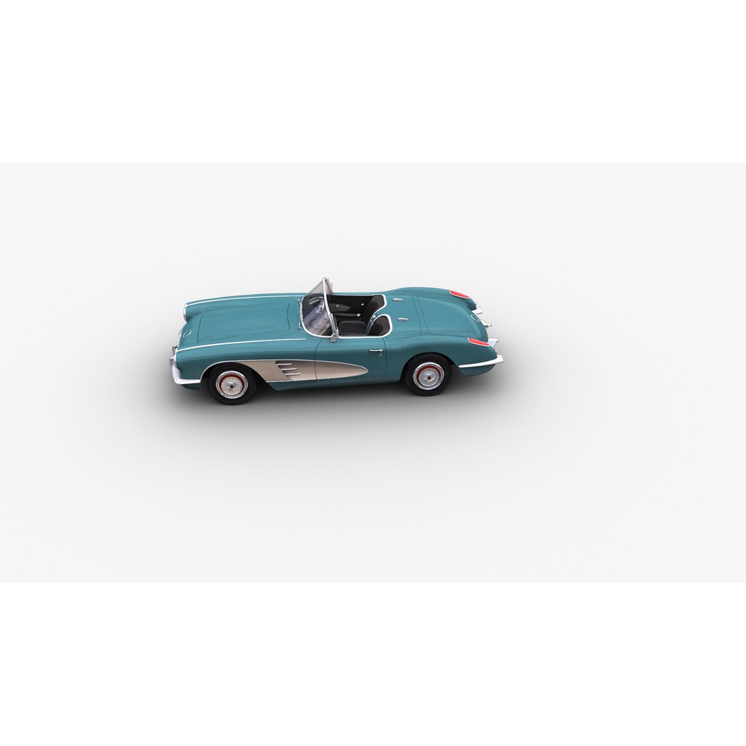 Car 3D Model – Low Poly Vehicle with Interior, Game Ready - View 23