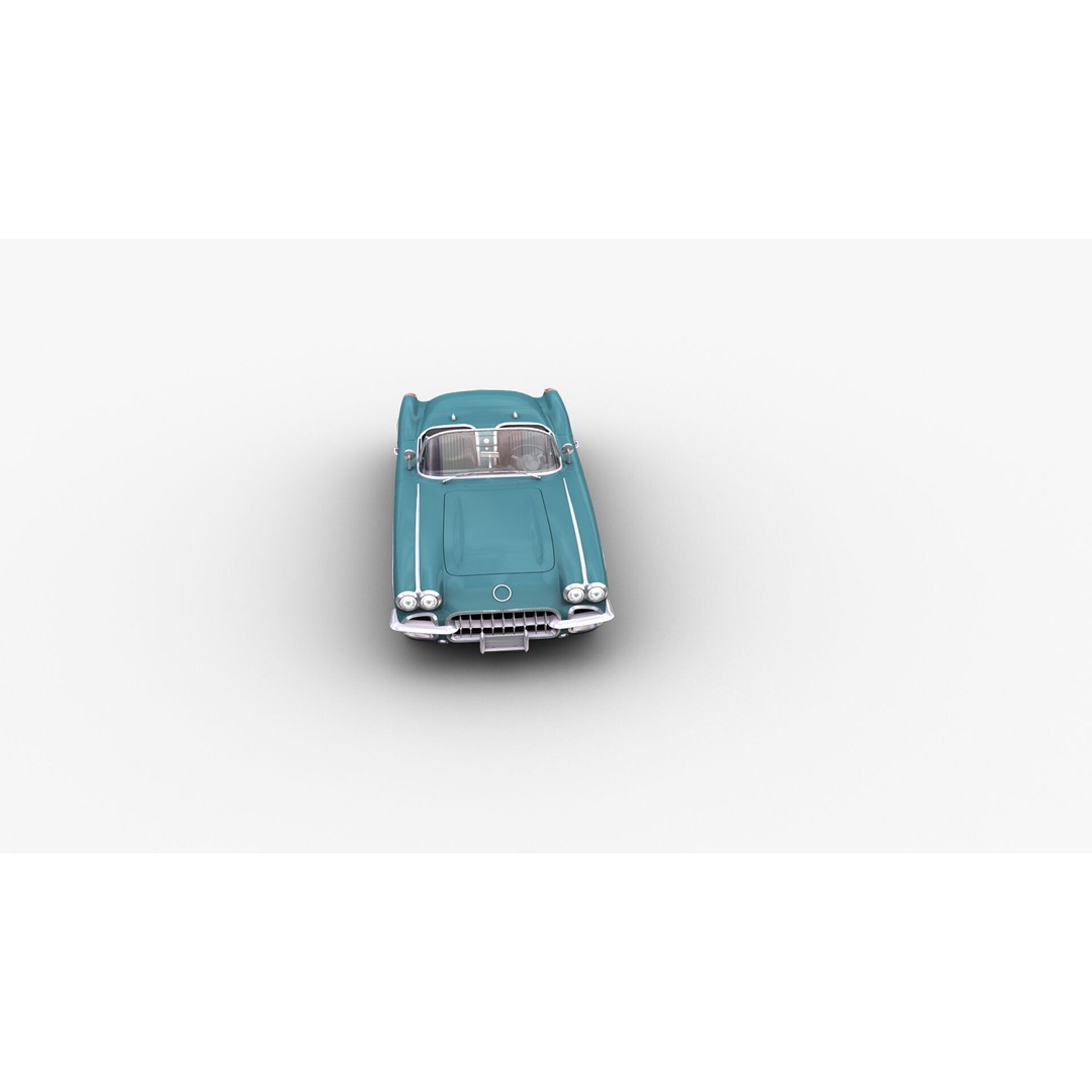 Car 3D Model – Low Poly Vehicle with Interior, Game Ready - View 25