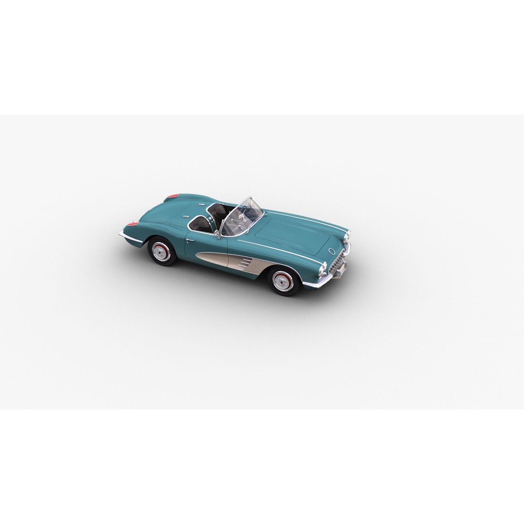 Car 3D Model – Low Poly Vehicle with Interior, Game Ready - View 27