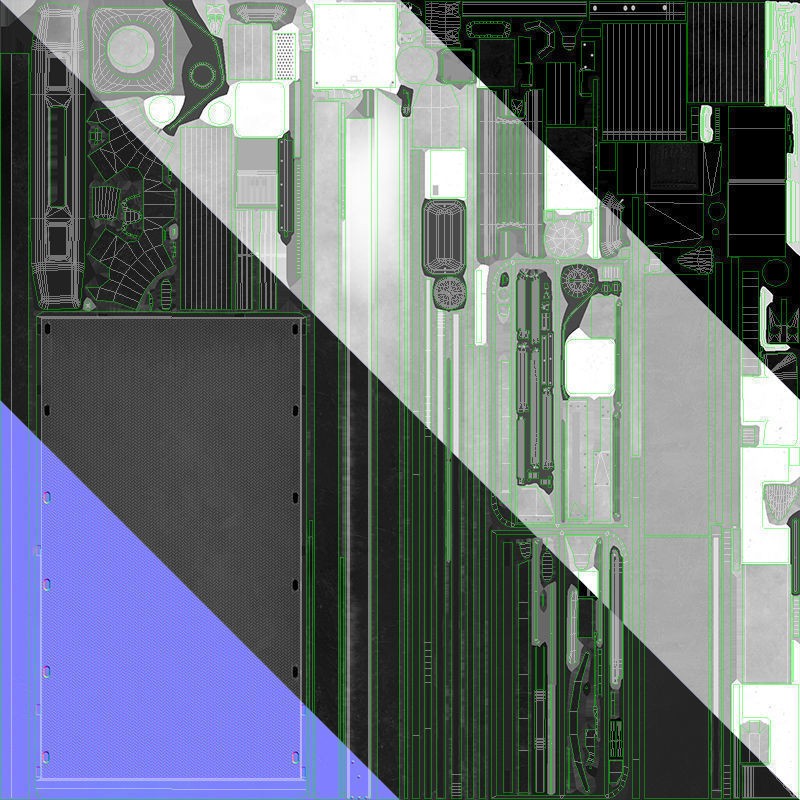 Flatbed Truck 3D Model – Low Poly Game Ready Asset, FBX - View 46