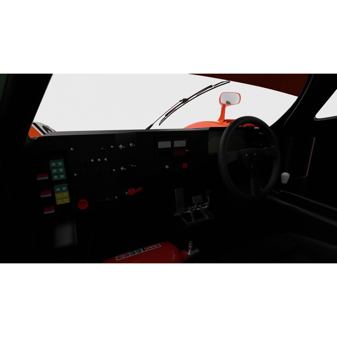 Mazda 787B 3D Model – High Poly Racing Car, Rigged, PBR Textures - View 17