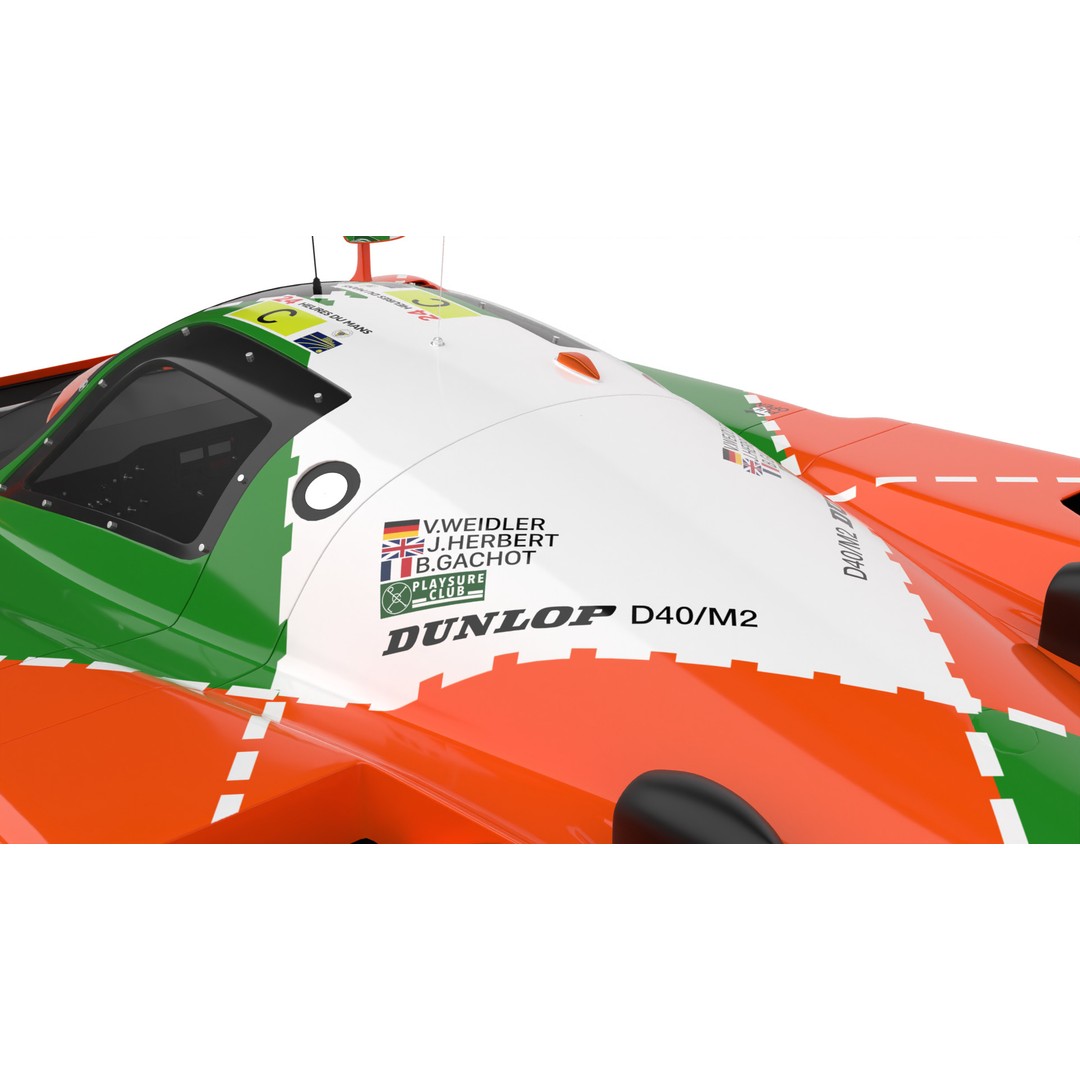 Mazda 787B 3D Model – High Poly Racing Car, Rigged, PBR Textures - View 25