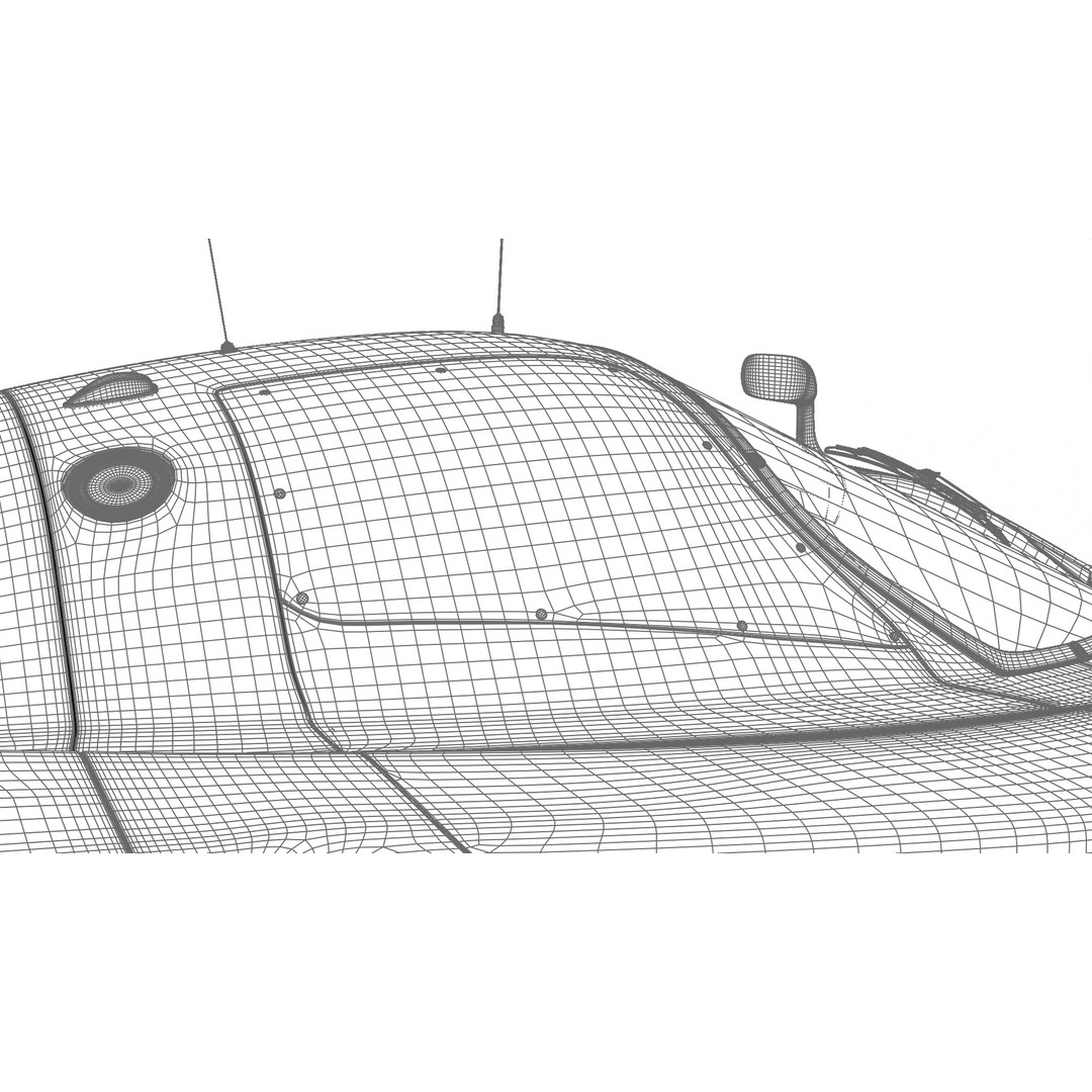 Mazda 787B 3D Model – High Poly Racing Car, Rigged, PBR Textures - View 29