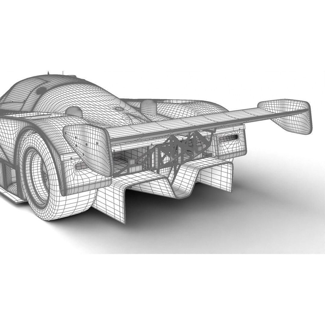 Mazda 787B 3D Model – High Poly Racing Car, Rigged, PBR Textures - View 31