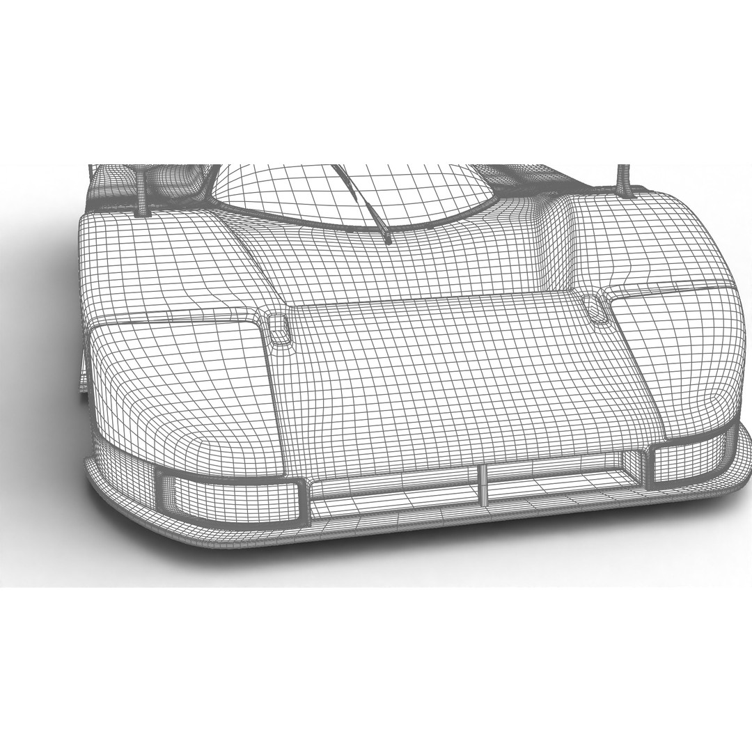 Mazda 787B 3D Model – High Poly Racing Car, Rigged, PBR Textures - View 39